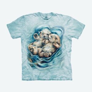 The Mountain Womens “A Love Like No Otter”Classic Cotton T-Shirt